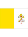 Bandera de Vaticano de Poliéster Microperforada Reforzada