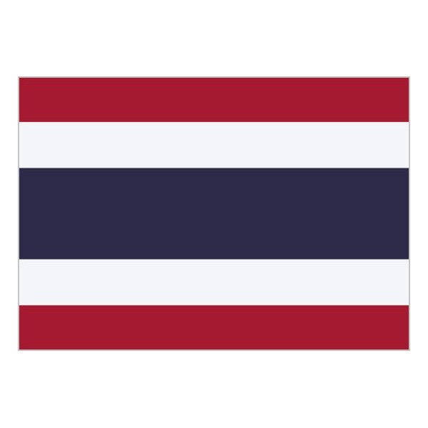 Bandera de Tailandia de Poliéster Microperforada Reforzada