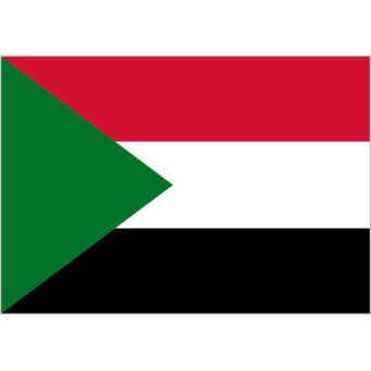 Bandera de Sudan de Poliéster Microperforada Reforzada