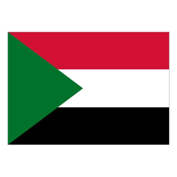 Bandera de Sudan de Poliéster Microperforada Reforzada
