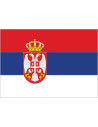 Bandera de Serbia de Poliéster Microperforada Reforzada
