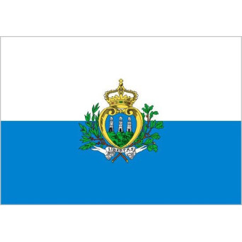 Bandera de San Marino de Poliéster Microperforada Reforzada