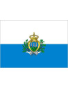 Bandera de San Marino de Poliéster Microperforada Reforzada
