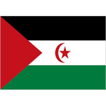 Bandera de Sahara de Poliéster Microperforada Reforzada