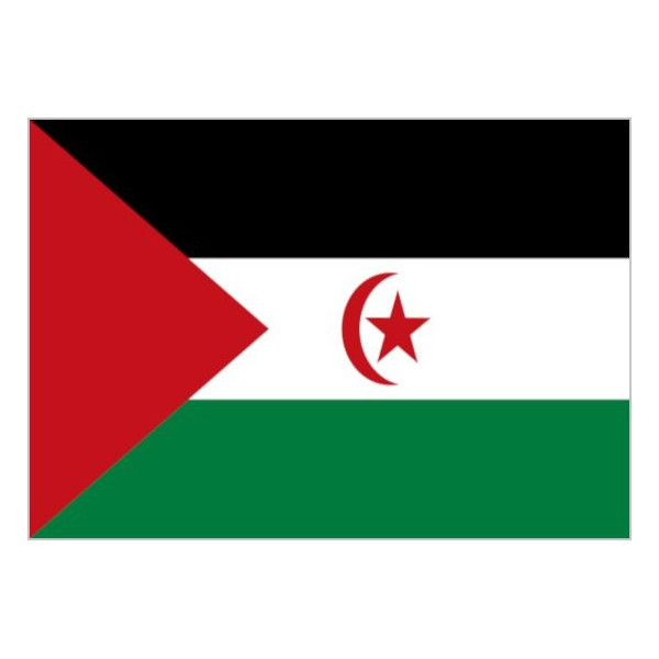 Bandera de Sahara de Poliéster Microperforada Reforzada