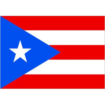 Bandera de Puerto Rico de Poliéster Microperforada Reforzada