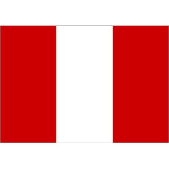 Bandera de Perú de Poliéster Microperforada Reforzada