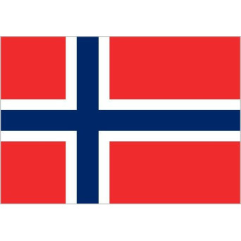 Bandera de Noruega de Poliéster Microperforada Reforzada