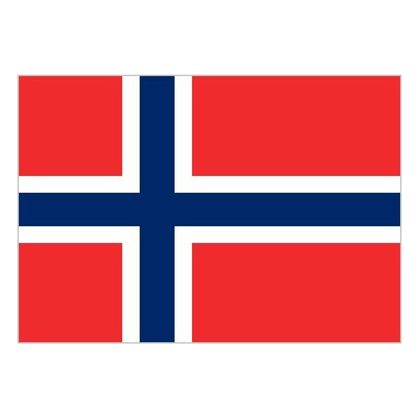 Bandera de Noruega de Poliéster Microperforada Reforzada