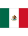 Bandera de México de Poliéster Microperforada Reforzada