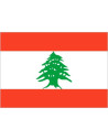 Bandera de Líbano de Poliéster Microperforada Reforzada