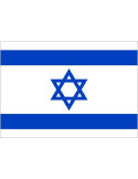 Bandera de Israel de Poliéster Microperforada Reforzada