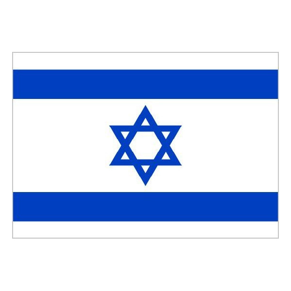 Bandera de Israel de Poliéster Microperforada Reforzada