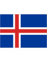 Bandera de Islandia de Poliéster Microperforada Reforzada