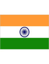 Bandera de India de Poliéster Microperforada Reforzada