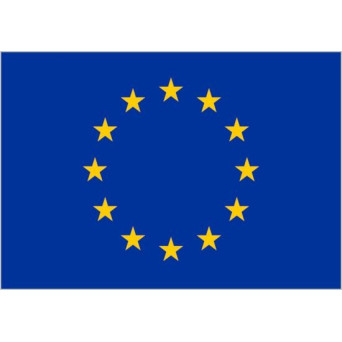 Bandera de Unión Europea de Poliéster Microperforada Reforzada