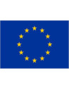 Bandera de Unión Europea de Poliéster Microperforada Reforzada