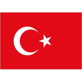 Bandera de Turquía de Poliéster Microperforada Reforzada