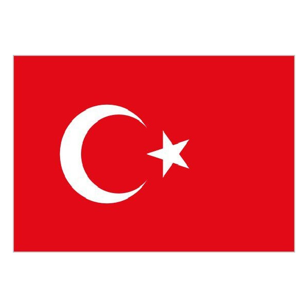 Bandera de Turquía de Poliéster Microperforada Reforzada