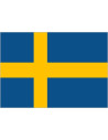 Bandera de Suecia de Poliéster Microperforada Reforzada