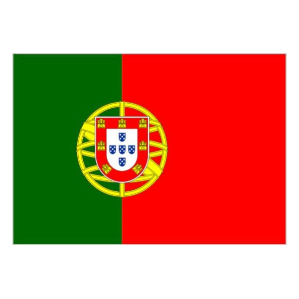 Bandera de Portugal de Poliéster Microperforada Reforzada