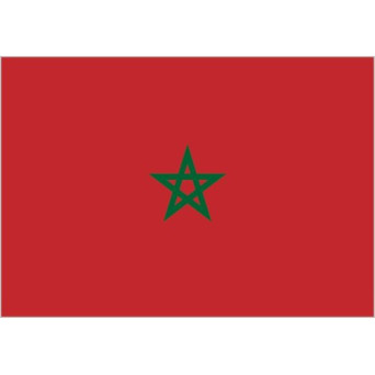 Bandera de Marruecos de Poliéster Microperforada Reforzada