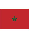 Bandera de Marruecos de Poliéster Microperforada Reforzada