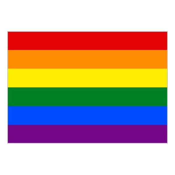 'Bandera de LGTBI de Poliéster Microperforada Reforzada