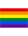 Bandera de LGTBI de Poliéster Microperforada Reforzada