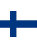 Bandera de Finlandia de Poliéster Microperforada Reforzada