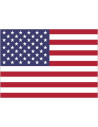 Bandera de Estados Unidos de Poliéster Microperforada Reforzada