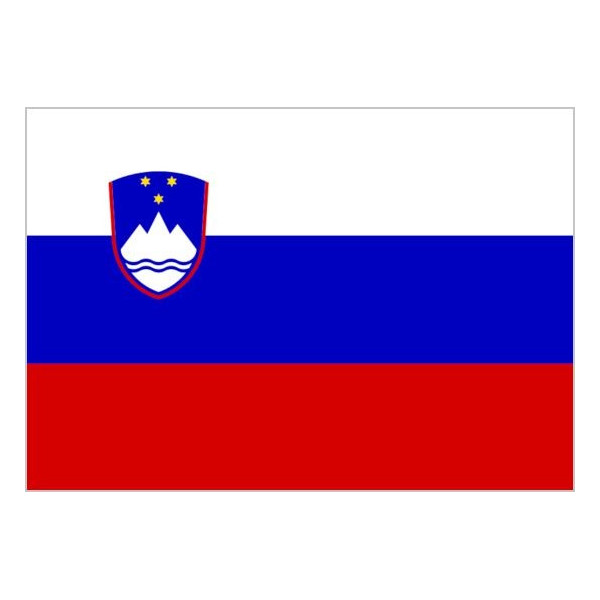 Bandera de Eslovenia de Poliéster Microperforada Reforzada