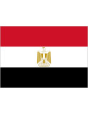 Bandera de Egipto de Poliéster Microperforada Reforzada