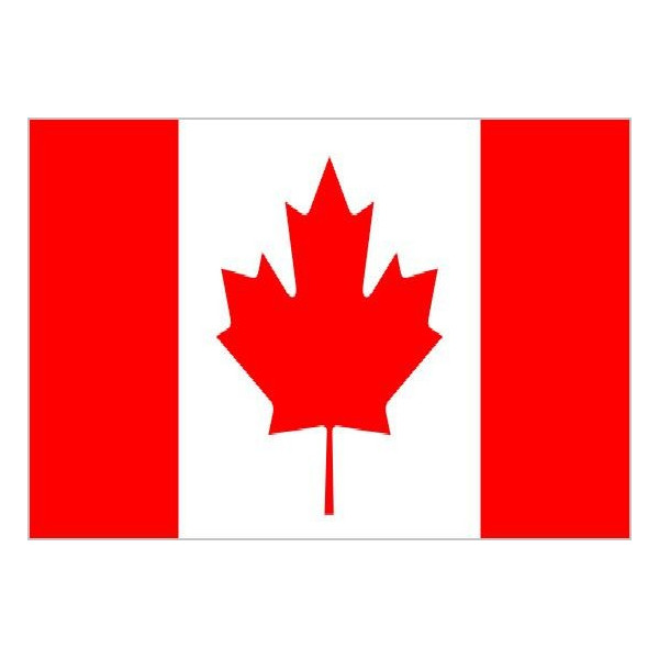 'Bandera de Canadá de Poliéster Microperforada Reforzada