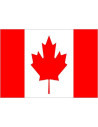 Bandera de Canadá de Poliéster Microperforada Reforzada
