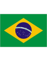 Bandera de Brasil de Poliéster Microperforada Reforzada