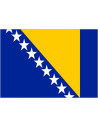 Bandera de Bosnia de Poliéster Microperforada Reforzada
