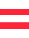 Bandera de Austria de Poliéster Microperforada Reforzada