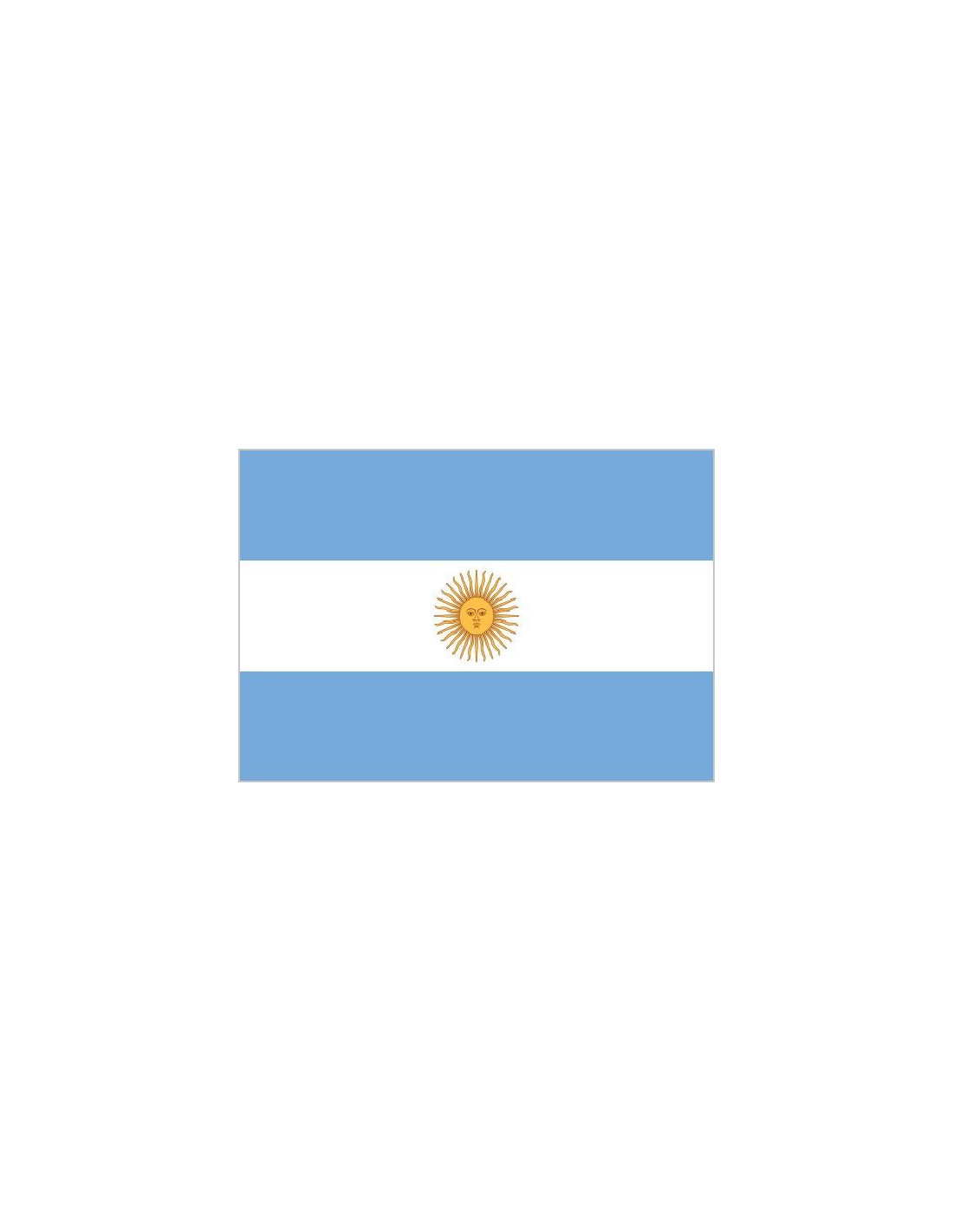 Comprar bandera de Argentina sin escudo ? BPH