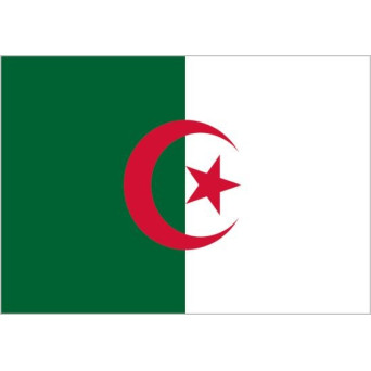 Bandera de Argelia de Poliéster Microperforada Reforzada