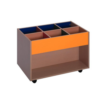 Carro con Ruedas y Compartimentos