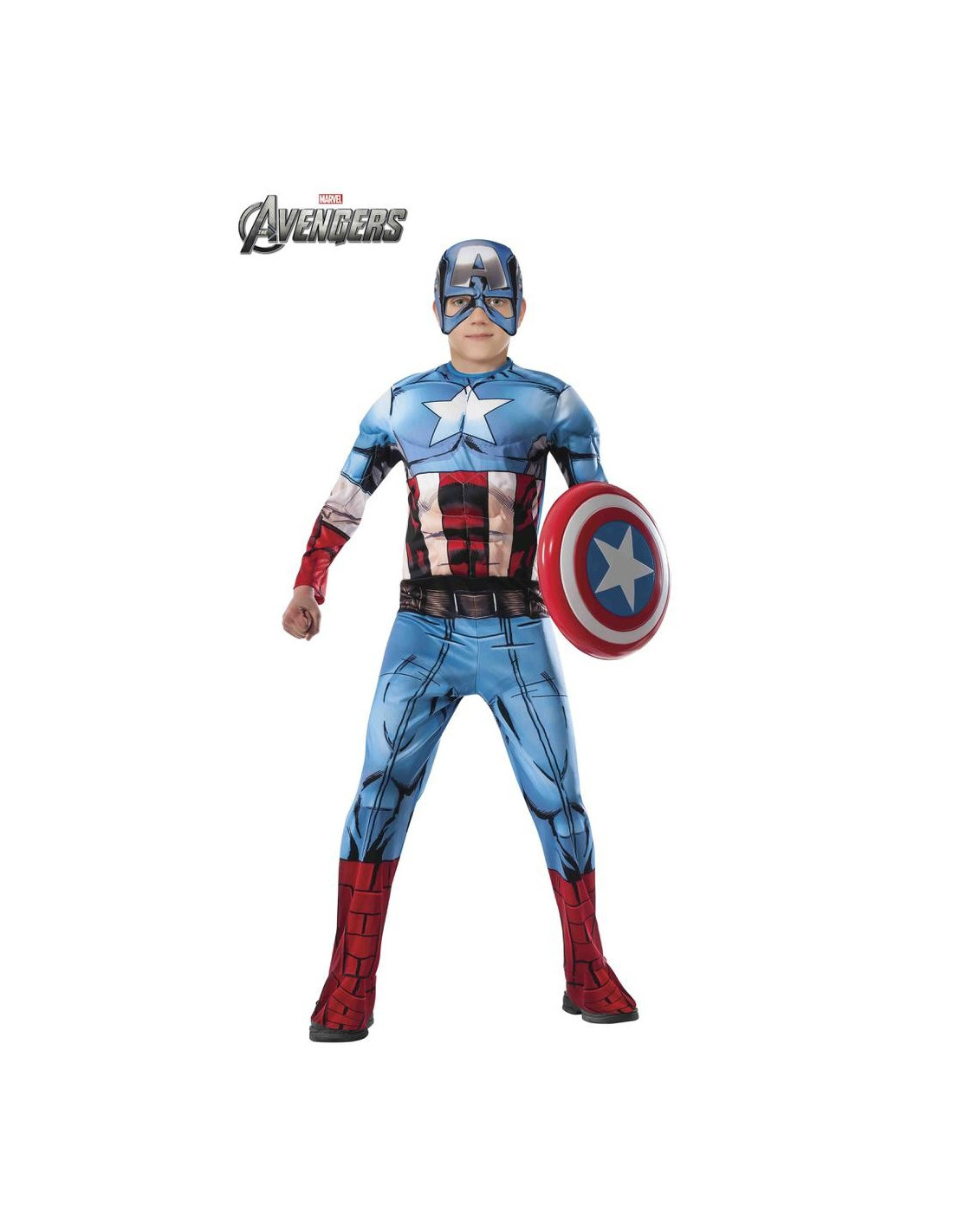 Conjugado flotante Inmundicia Disfraz de Capitán América Premium Infantil - Bazar Ani