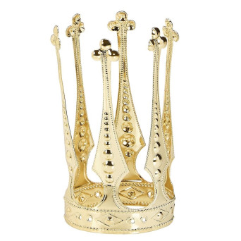 Corona de color Oro en Aluminio para Adulto