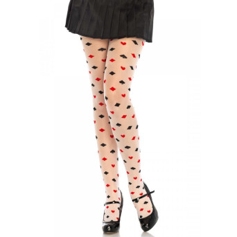 Medias con Estampado de Naipes para Adulto